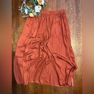 Kori Satin Maxi Skirt